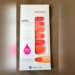 INCOCO NAIL ART/ NAIL APPLIQUÉ “Coral Oasis Glitter”